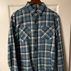 Double RL Blue Plaid Shirt